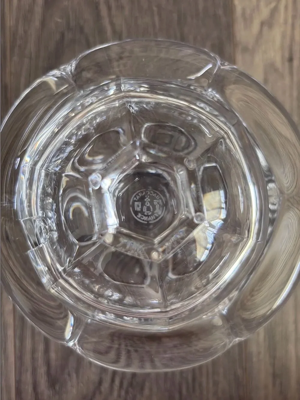 Vintage Baccarat Clear Crystal Lidded Jam Jar